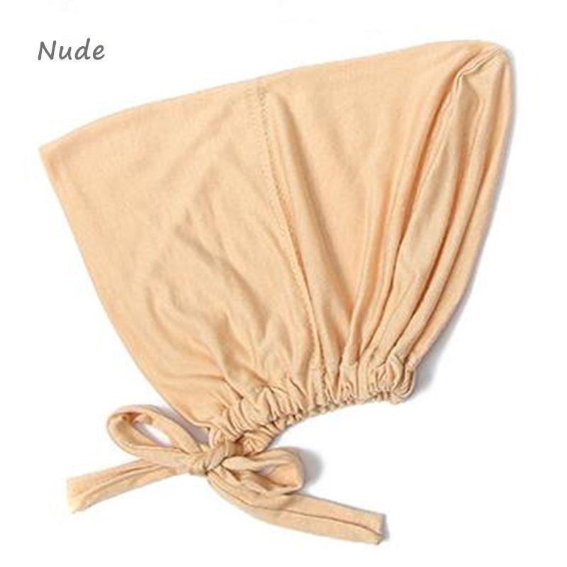 Unter-Schal Hijab Kappe Damen Stretch Unterkappen Einfarbig Hijab Unter-Schal Frau Hijab Kappe Unisex Hijab Hüte Turbane für Damen