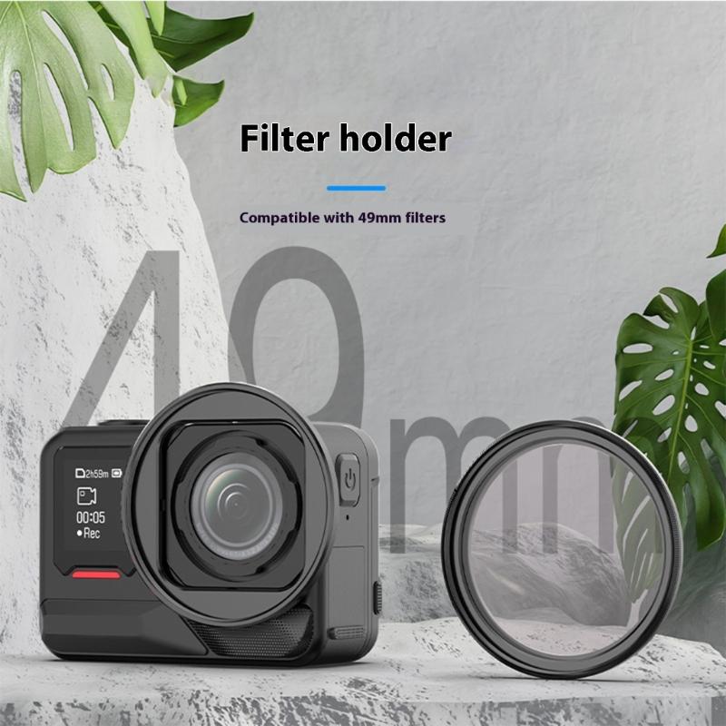 49mm Universal Filter Holder Rack For Outdoor Cameras Enables Multiple Filter Combinations With Secure Locking Mechanism