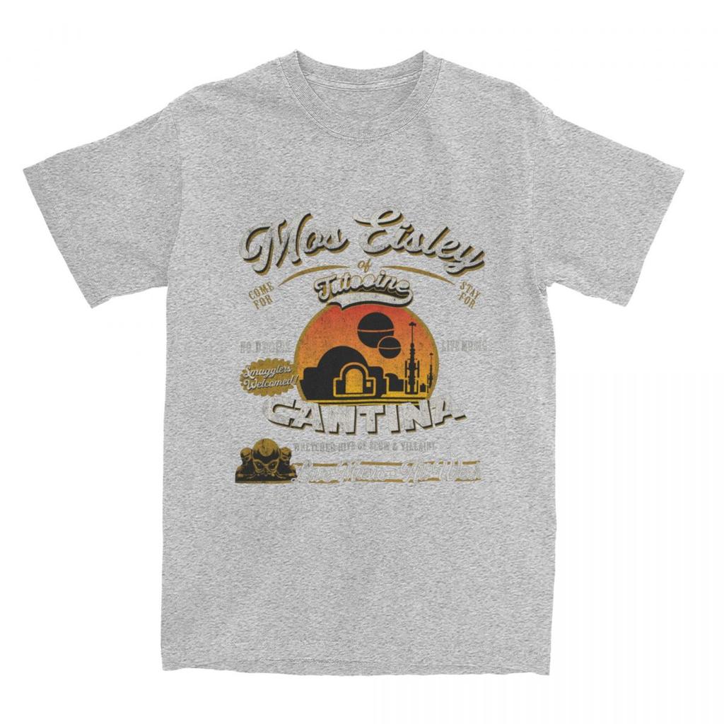 Couple T Shirt Mos Eisley Cantina Tatooine Dks T Shirts Galaxy Moon Summer Tee Shirt Vintage Print Cotton Tops Plus Size 6XL