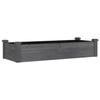 VidaXL Lit surélevé de jardin doublure 120x45x25 cm bois massif sapin 364288