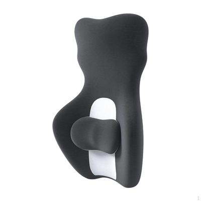 Comfortable Memory Foam Office Chair Cushion, Compact Ergonomic Back Support Pillow for Car