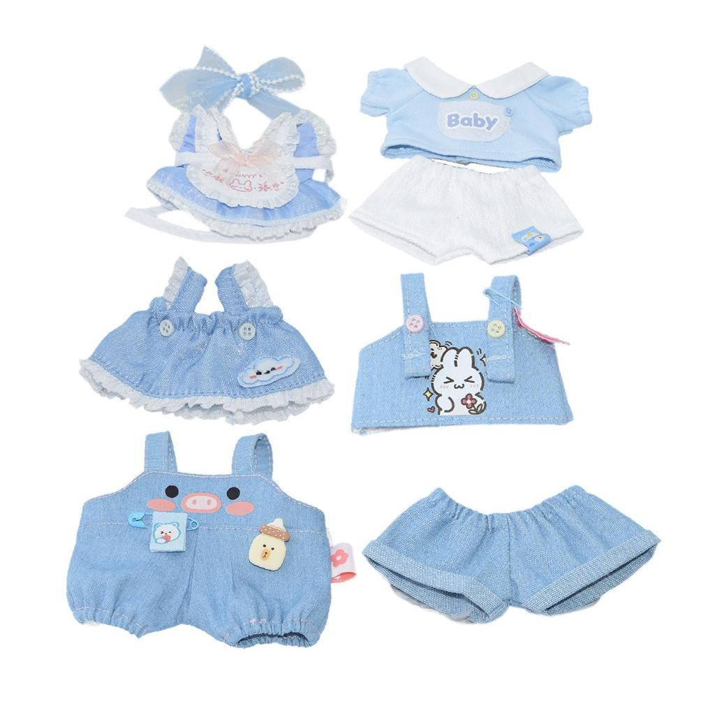 6.69in Doll Clothes Cute Doll Clothes for Kids Birthday Gift Accessories DIY Doll Toy Doll Clothing