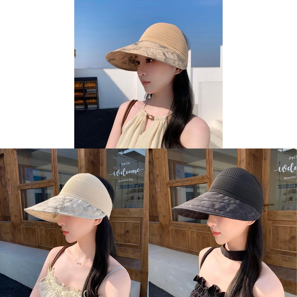 Summer Sun Protection Cap With Large Brim For Women Outdoor Sun Hat Fashion Accessory