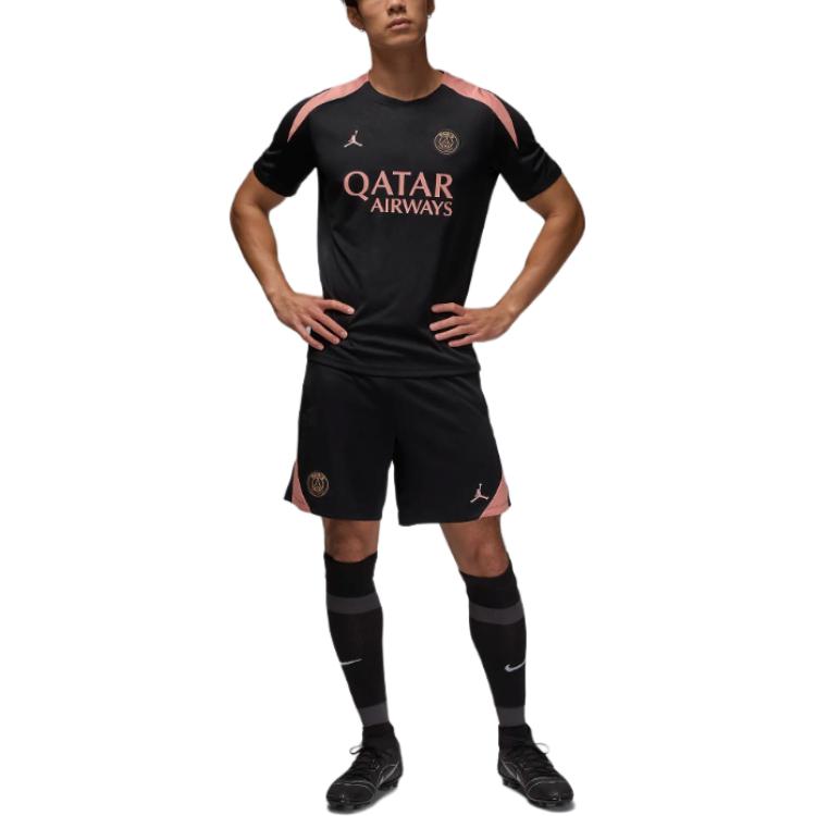 New Jordan Paris Saint GermainDri FIT Football FW24 Strike Third Soccer Jersey Men's Black FQ2612-013