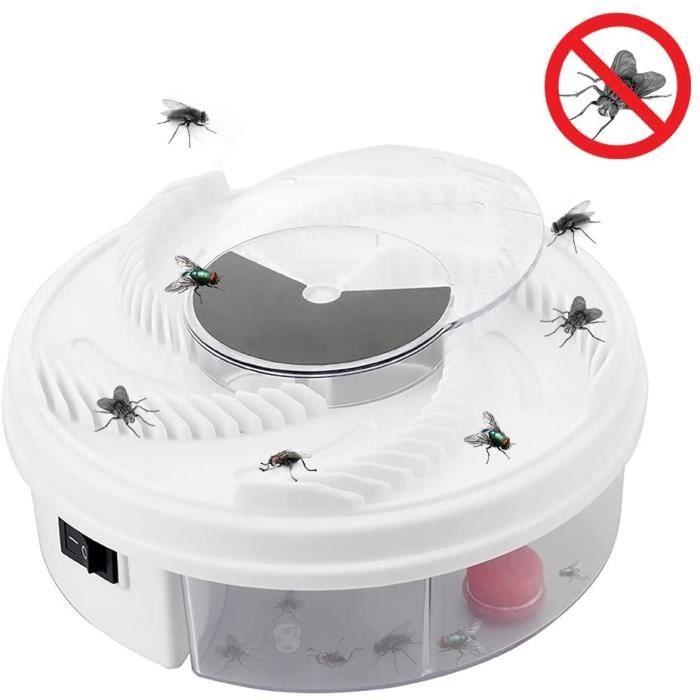Piège à mouches électrique anti-insectes, anti-insectes, anti-insectes et anti-nuisibles rotatif, non toxique avec piégeage de A188