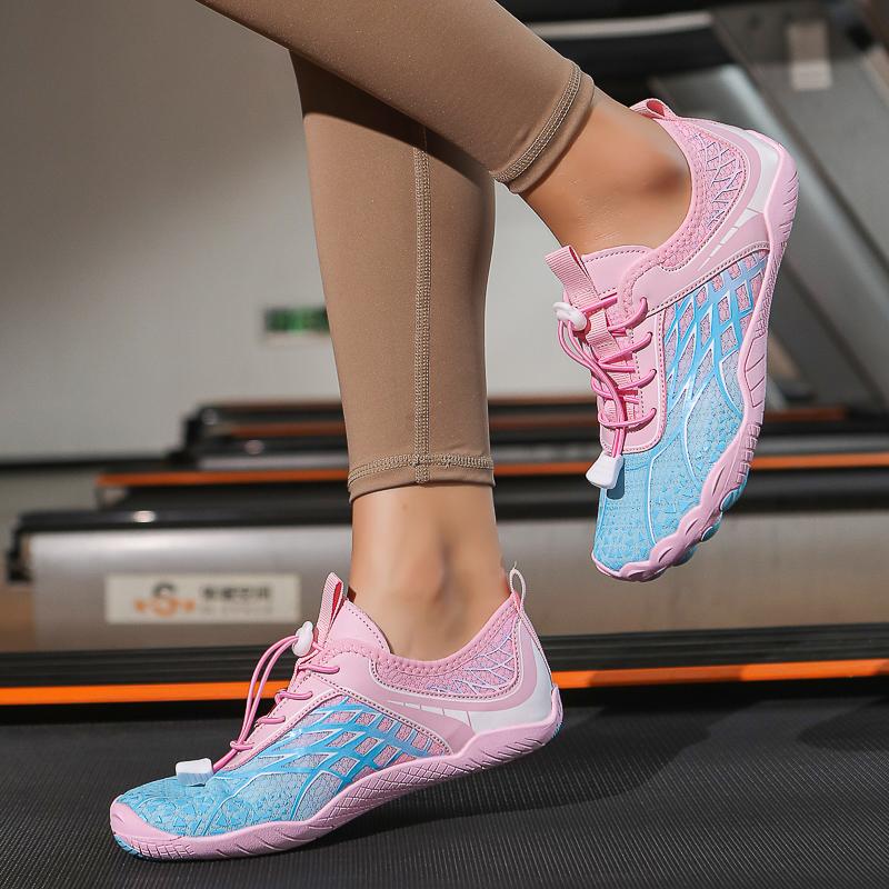 Unisex Outdoor Wasserschuhe Atmungsaktive Barfuß Fünf-Zehen Strandschuhe Fitness Wanderschuhe Paare Trekkingschuhe Yoga Schuhe