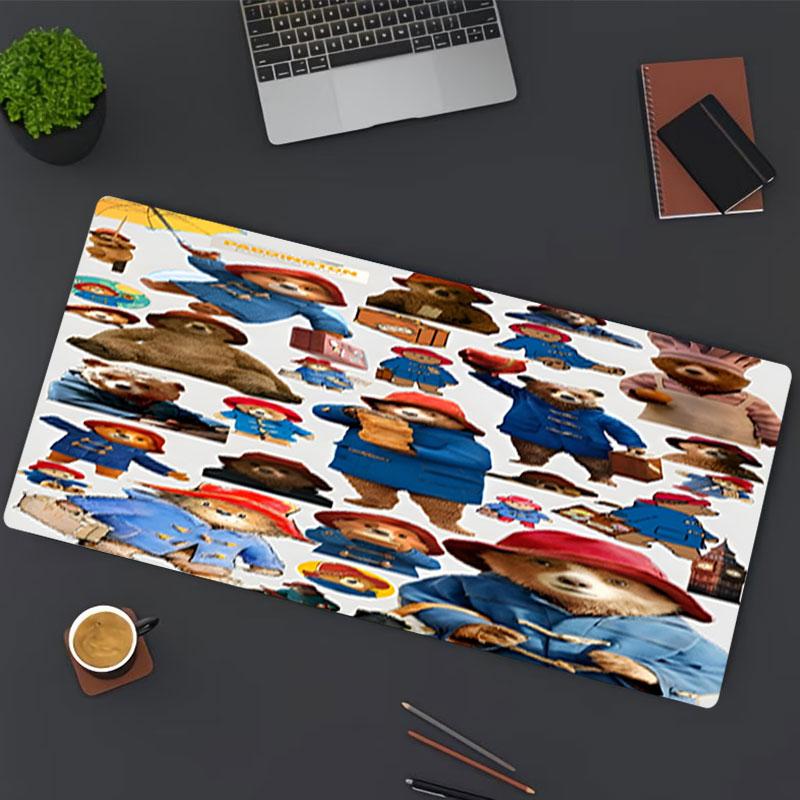 Paddington Bear Print Mouse Pad, for Keyboard Pad Laptop PC Mat for Office Home Use, Desk Decor, Perfect Birthday Gift for Gamers