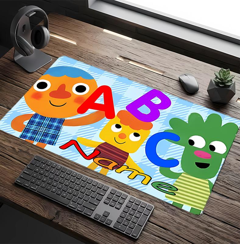 Customizable Name Super Simple Songs Pattern Gaming Mouse Pad-Non Slip Rubber Base,Perfect Gamers,Esports,Ideal Gift Gaming Enthusiasts