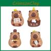 Cute Cartoon Bath Capybara Mini Model Ornament Set For Cute Toy Fans