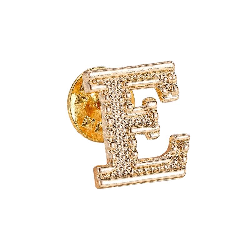 Spille a Spilla Vintage con Iniziali di 26 Lettere per Donna Unisex A-Z Metallo Festa Casual Spille Spille Regali