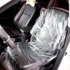 New Car Disposable Waterproof Plastic Steering Wheel+Seat+Shifting Lever Cover