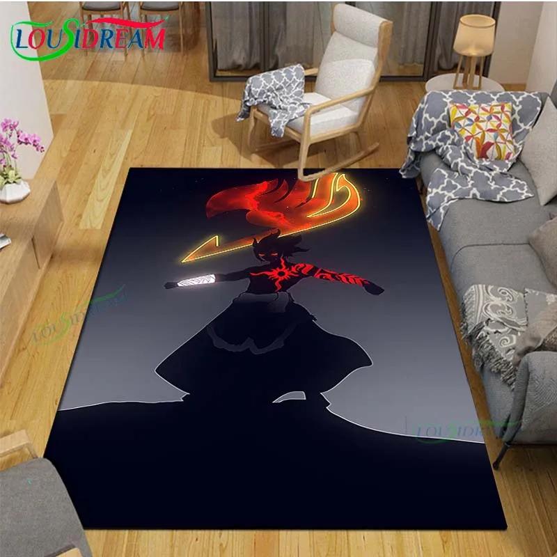 Fashion Popular Cartoon A-Fairy Tail Printed  Carpet Living Room Anti-Skid Area Rug Kids Bedroom Mats Yoga Mat Carpet Decor Gift