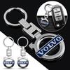 Porte-clés de voiture Porte-clés Pendentif Porte-clés en métal Emblème Pour Volvo 240 C70 S40 S50 S60 S70 S80 S90 V40 V50 V60 V90 XC40 XC60 XC90 Vnl Camion