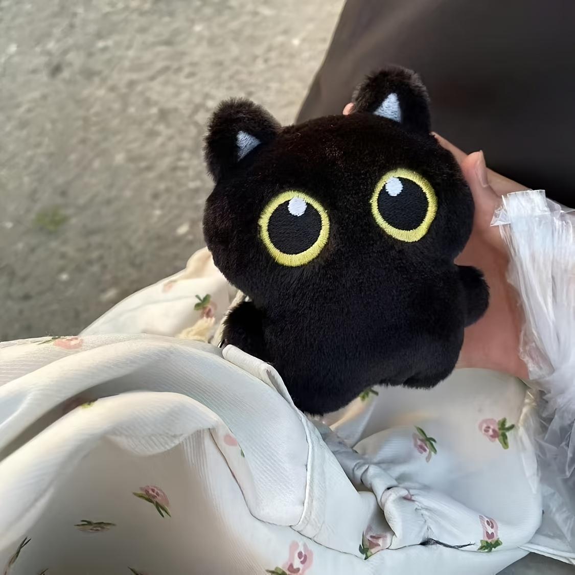 

1 шт. Милый маленький черный кот декоративный ошейник и очки и гитара - кошачьи реквизиты, интерактивные жевательные реквизиты для кошек - плюшевая игрушка для кошки