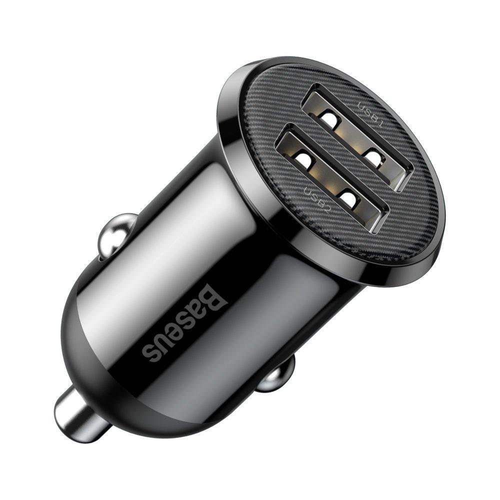 Grain PRO 2x USB 48A Car Charger Black