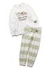 Gelato Pique Super Mario JQD Pullover Long Pants Set Size F & (PWNT214073) Women's Green,