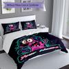 3PC Custom Name Gamer's Neon Adventure Bedding Set Printed  Bedding Set Duvet Cover Closure Includes 1 Duvet Cover & 47 Pillowcases for Bedroom