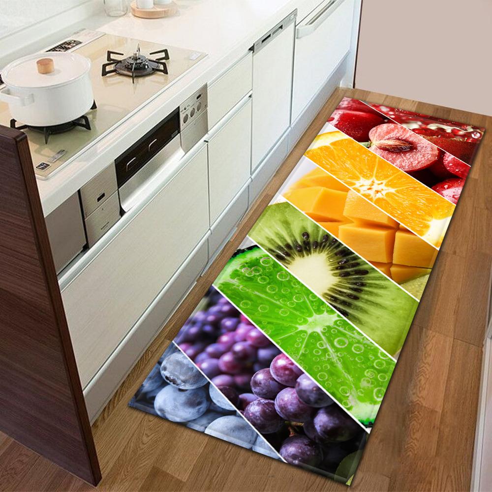 Kitchen Door Mat Bedroom Carpet Non-slip Floor Balcony Corridor Long Carpet Bedside Living Room Floor Mat