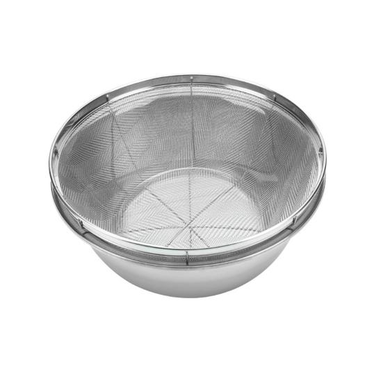 Stainless Steel Drain Basket Fast Drainage Microporous Kitchen Filter Mesh Strainer Basket for Kitchen Dishwasher Safe Multi-Functional Strainer