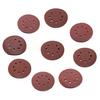 10 Pcs 125mm 5inch 8 Holes Hook Loop Sanding Discs Grit Orbital Sander Pad Mat