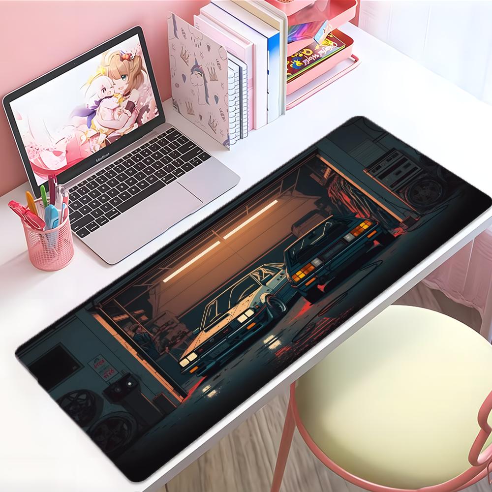 Cool Classic Style Car Jjdm Mouse Pad Large Thick Desk Pad Stitched Edges Gaming Mouse Mat For Pc