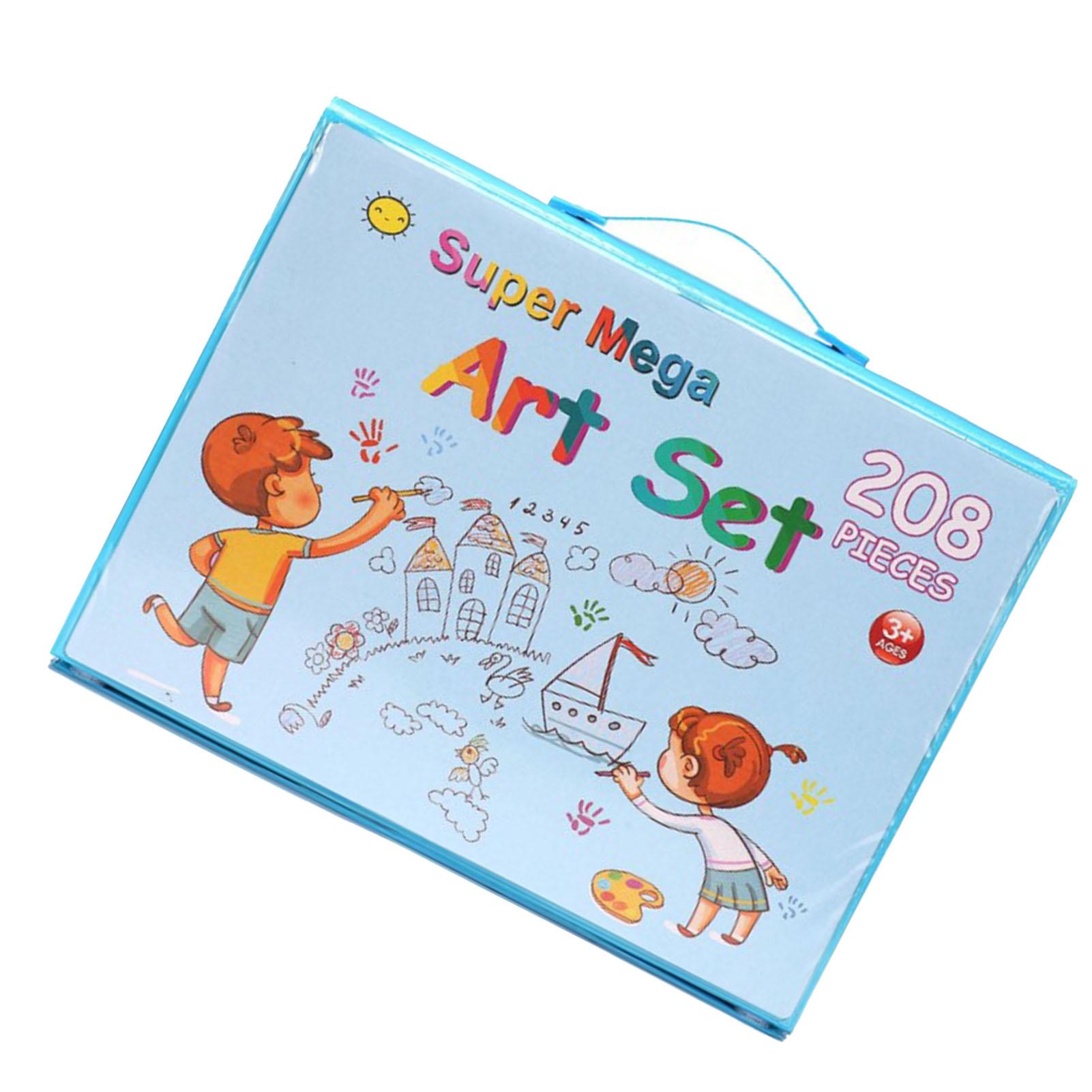 

Набор для детского рисования 208 предметов Безопасный Смываемый Экологичный Детский Набор для рисования Искусство Подарок