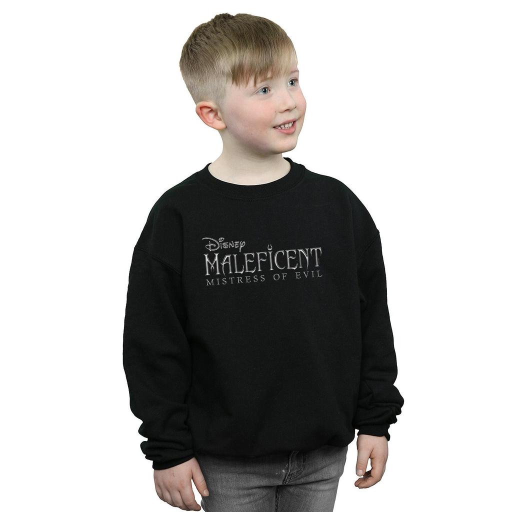 Disney Boys Maleficent Mistress Of Evil Logo Sweatshirt