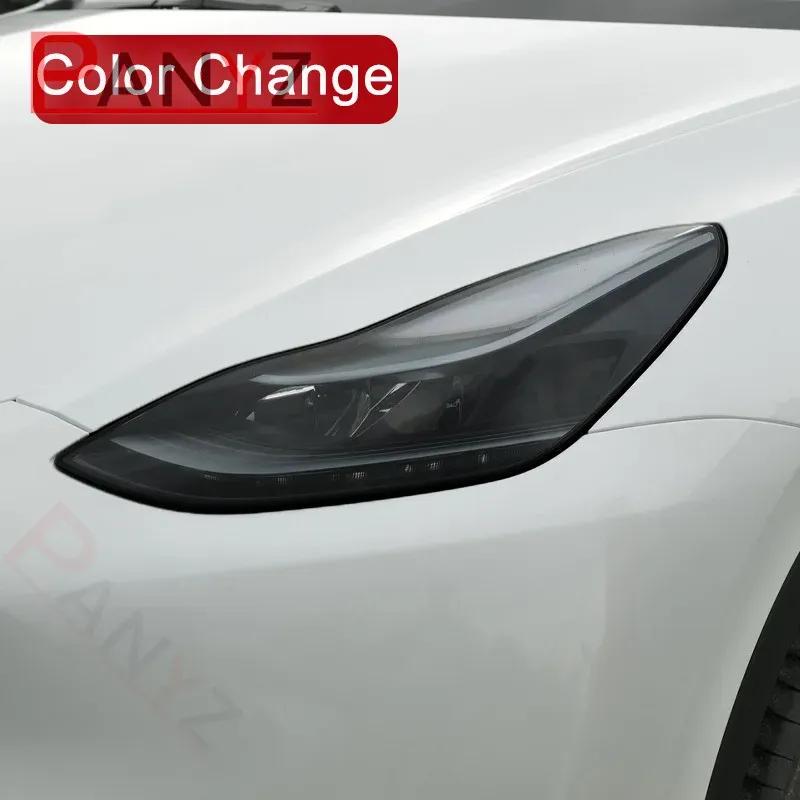 TPU Car Headlight Protective Film Clear to Black/Purple Intelligent UV Self Healing Anti scrastch For Infiniti Jaguar Chang an