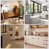 Rectangle Single-hole Cabinet Door Handles Walnut and Beech Wardrobes Cupboards Handle Drawers Knob Furniture Hardware