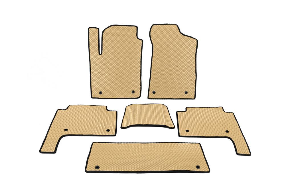 

Floor mats 3 rows (EVA, Beige) for Nissan Patrol Y62 2010-2024