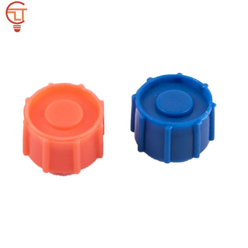 10pcs Plastic Dispensing Syringe Stop Tip Cap Luer Lock Syringe Screw Precision Tip Liquid Dispenser Needle Gauge Round Plug Cap