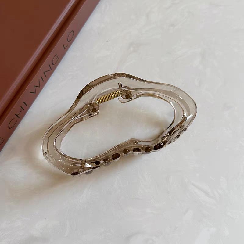 2025 Leopard Print High-End Large Shark Hair Clip for Women