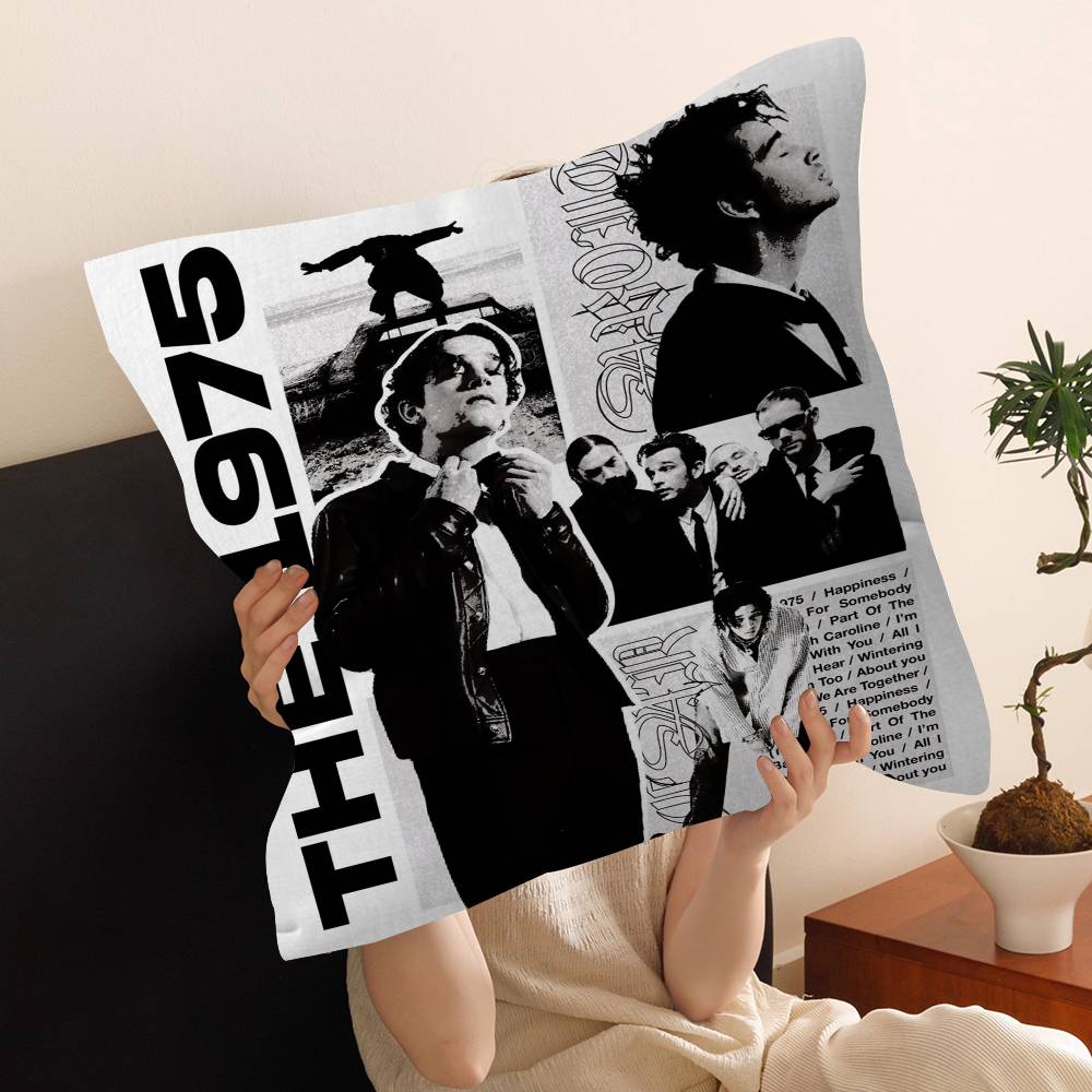 The 1975 Rock Band Pillowcase toon Gift Cushion Cover Bedroom Home Sofa Chair Seat Decor pillow case