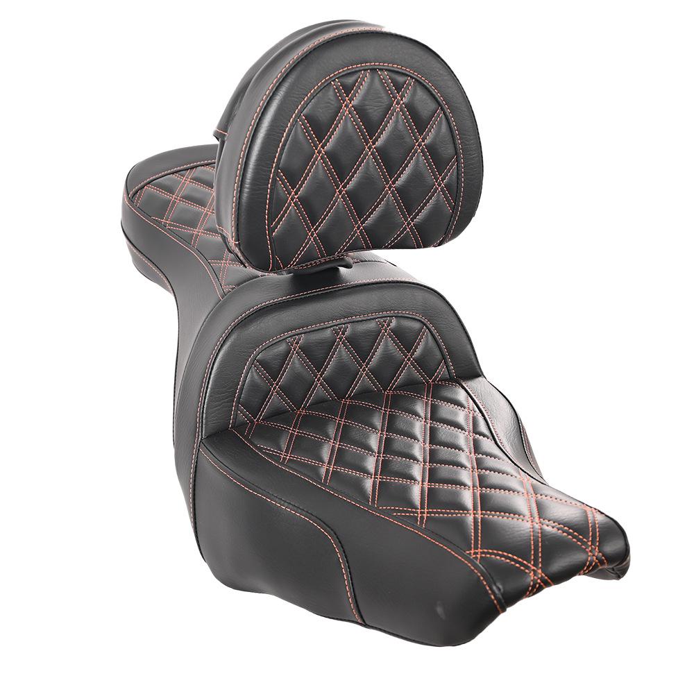 Softail Streetfighter Seat Cushion with Backrest for Harley-Davidson 18-25