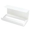 Simple, Space-saving, Wall-mounted Kitchen Paper Towel Holder for Under-the-cupboard Use, White