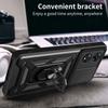 For Oppo A58 4G Case Slide Lens Cover PC+TPU Kickstand Cover