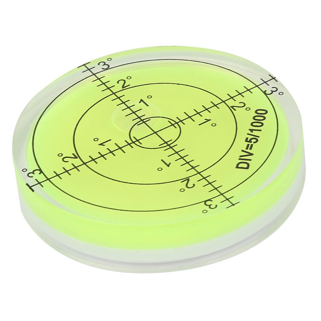 60mm Diameter Measuring Tool Round Level Bubble with Scale for Camera Platform Balance
