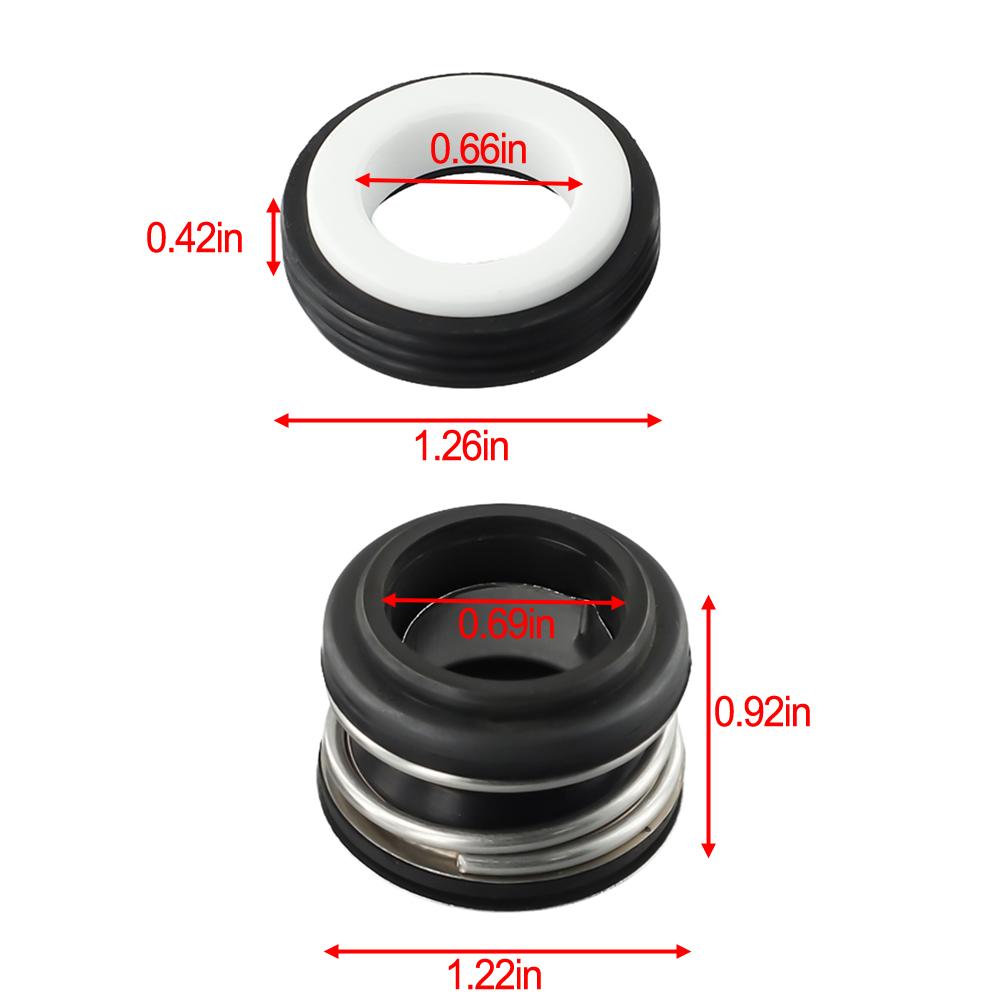 Efficient Rebuild Solution PS 200 Shaft Seal & O Rings Compatible with For XP2 For XP2E For AquaFlo Pool Pumps