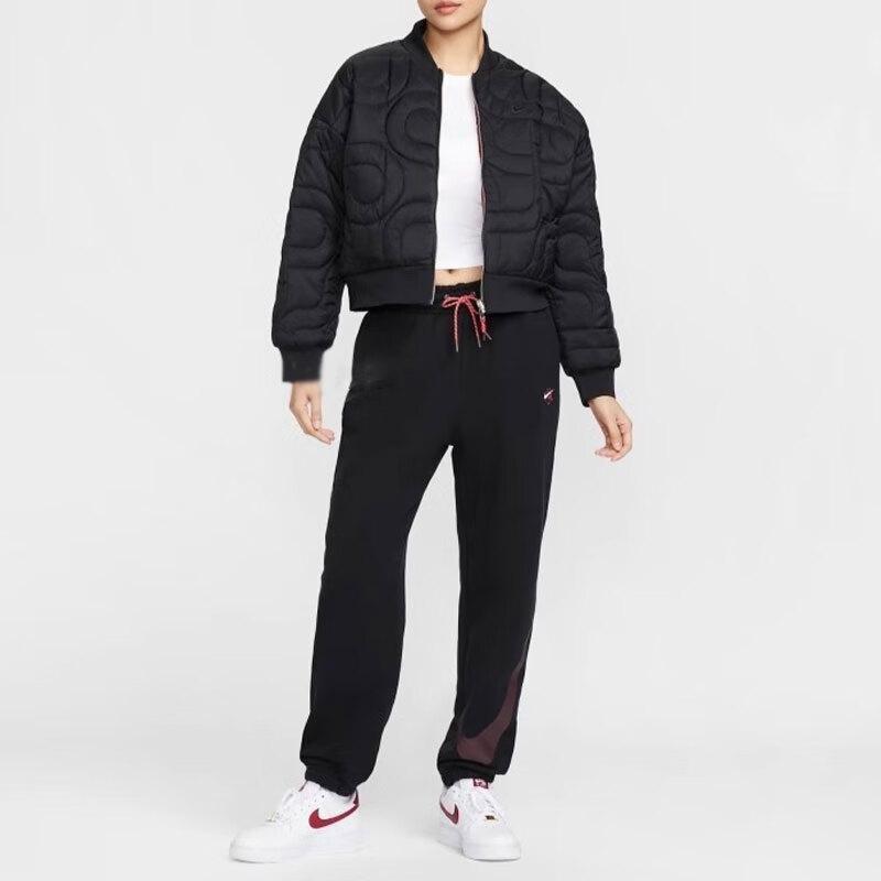 Nike Sportswear Women's Reversible Fleece Jacket Black HV8469-010