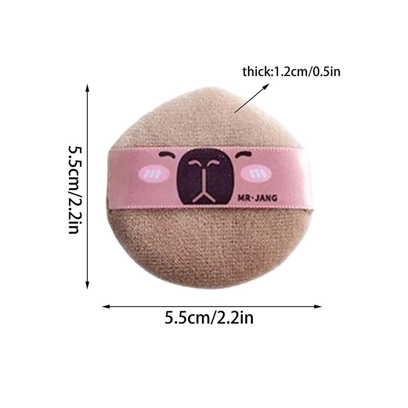 Cartoon Capybara Makeup Sponge Puff Makeup Concealer Super Soft Elastic Cotton Face Base Make Up Cosmetic Puff Beauty Tools