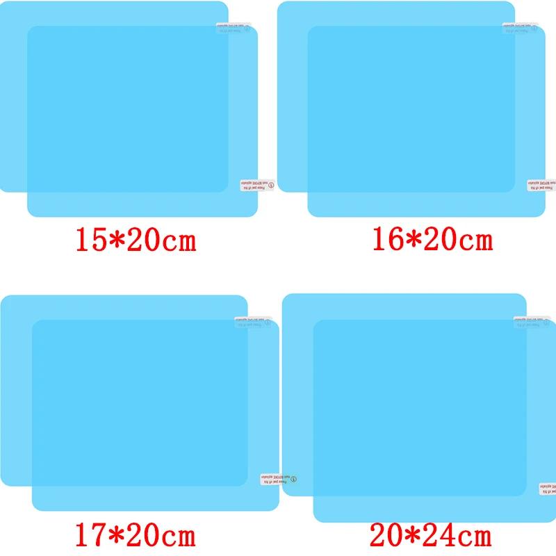 2 Pcs Auto Car Rearview Mirror Rainproof Film Anti Fog Sticker Car Mirror Window Clear Film Rain Proof Film Car Accessories