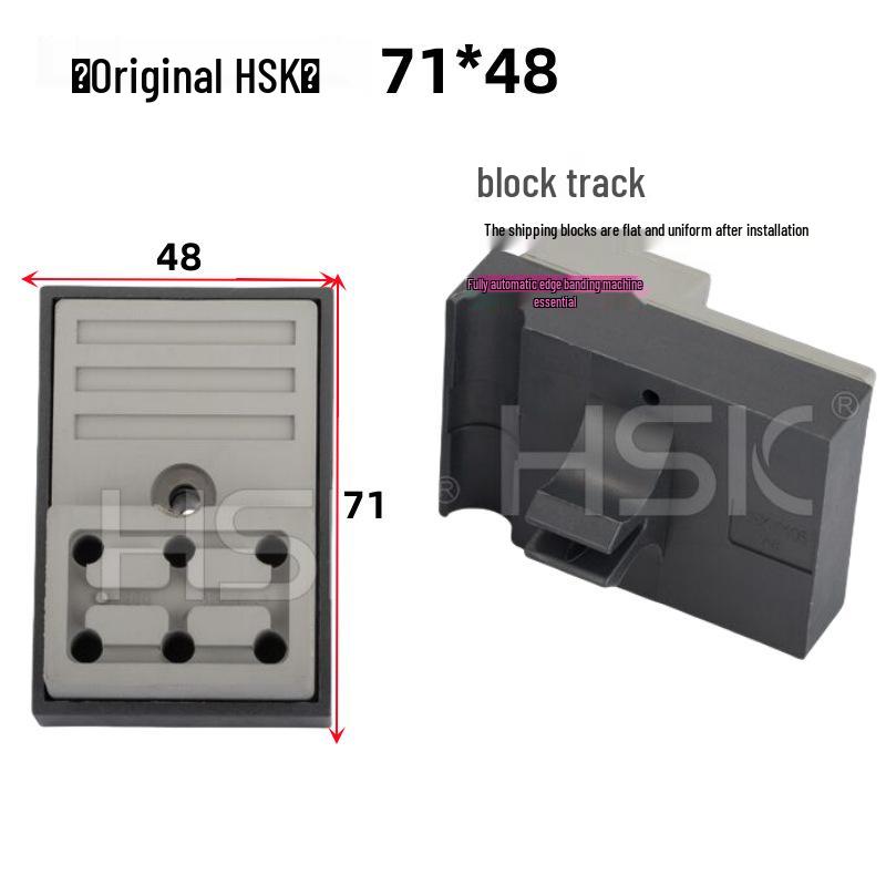 Automatic & Semi-Automatic Edge Banding Machine Accessories: Conveying Chain Block & Pressure Roller for Woodworking Machinery