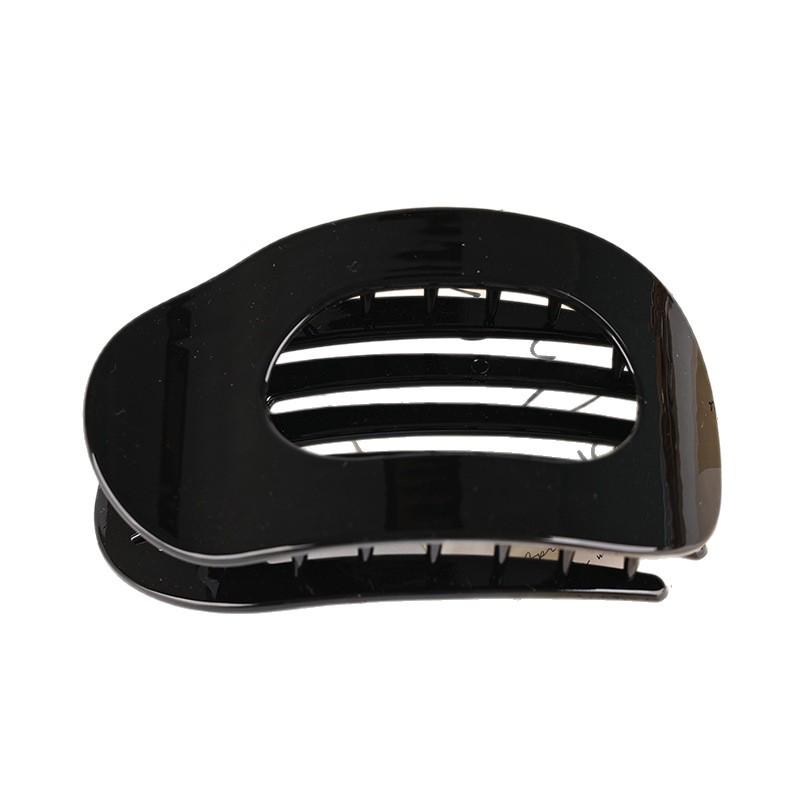Curved Oval Updo Hair Claw - Temperament Shark Clip