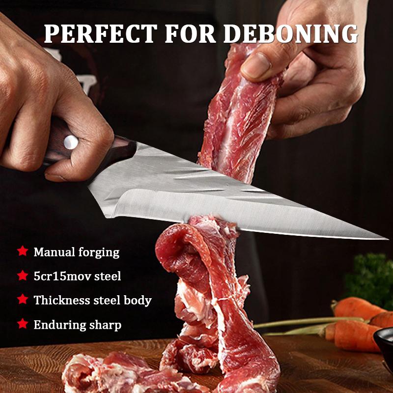 1PC Manual Forging Boning Knife Butcher's Special Peeling Knife Multi-purpose Sharp Sandwich Cutter