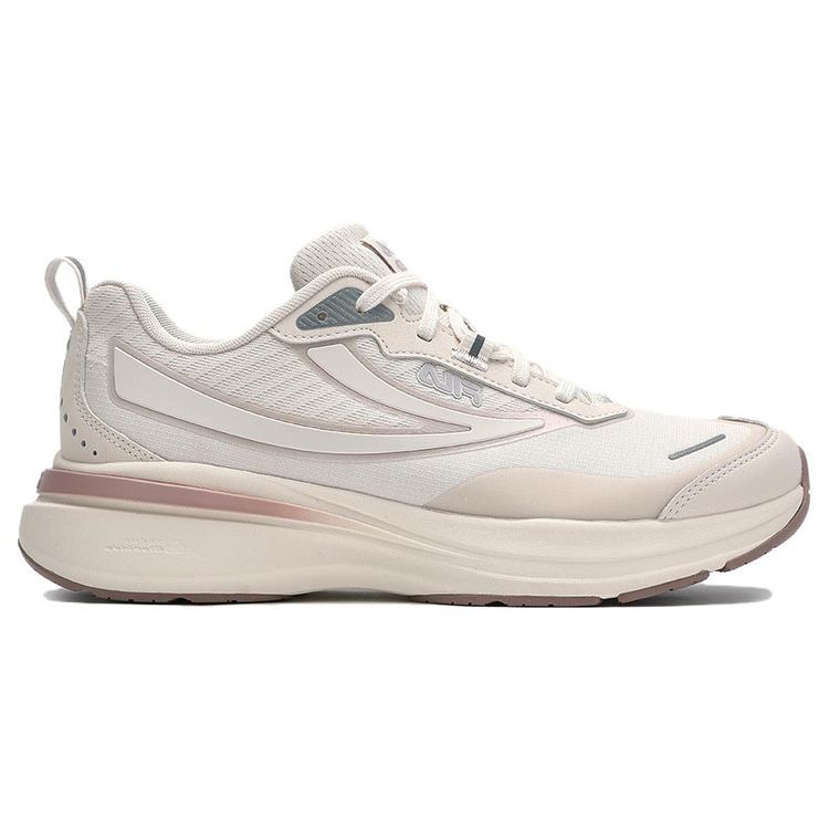 FILA Nuvole Soft Cloud 1 City Running Round Toe Lace-Up Fabric Synthetic Leather Low-Top Running Shoes Women sneaker Pink A12W341123FPP