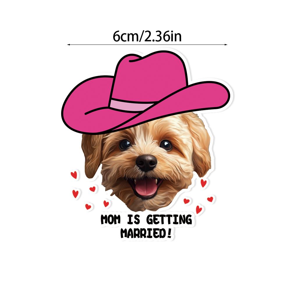 

20pcs Custom Groom Face sticker Personalized Bachelorette Wine Cup Sticker Same Cowboy Forever photo Sticker Hen Party decor