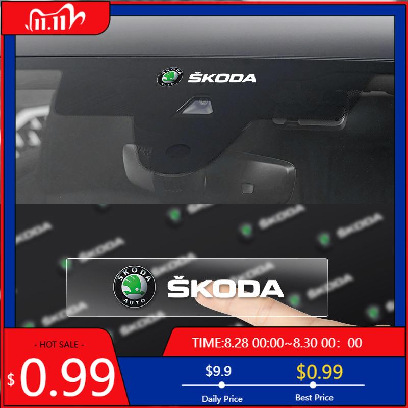 Car Sticker Car Rearview Mirror Decals Brake Caliper Badge Sticker For Skoda Octavia A5 Superb Old Febia Roomster Rapid Roomster