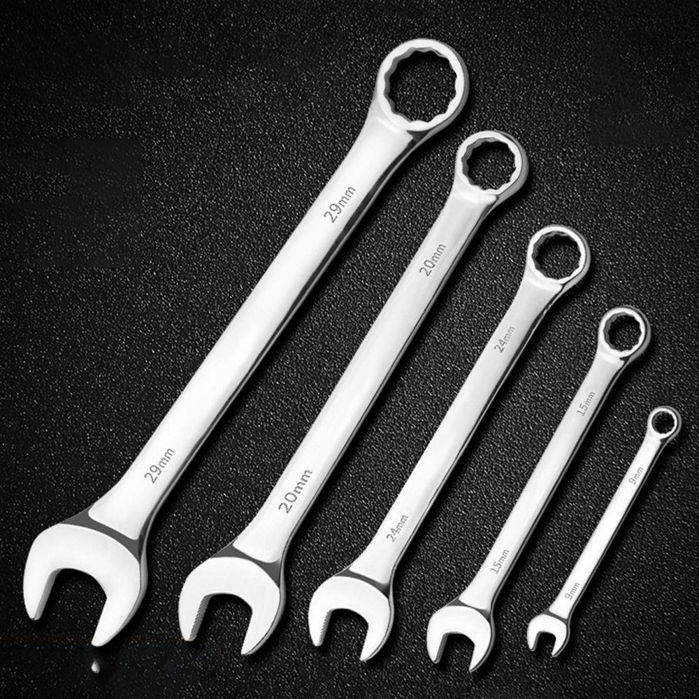 1Pcs Metric Ratchet Wrench Reversible Nut Hand Tool Car Bicycle Repair Tool
