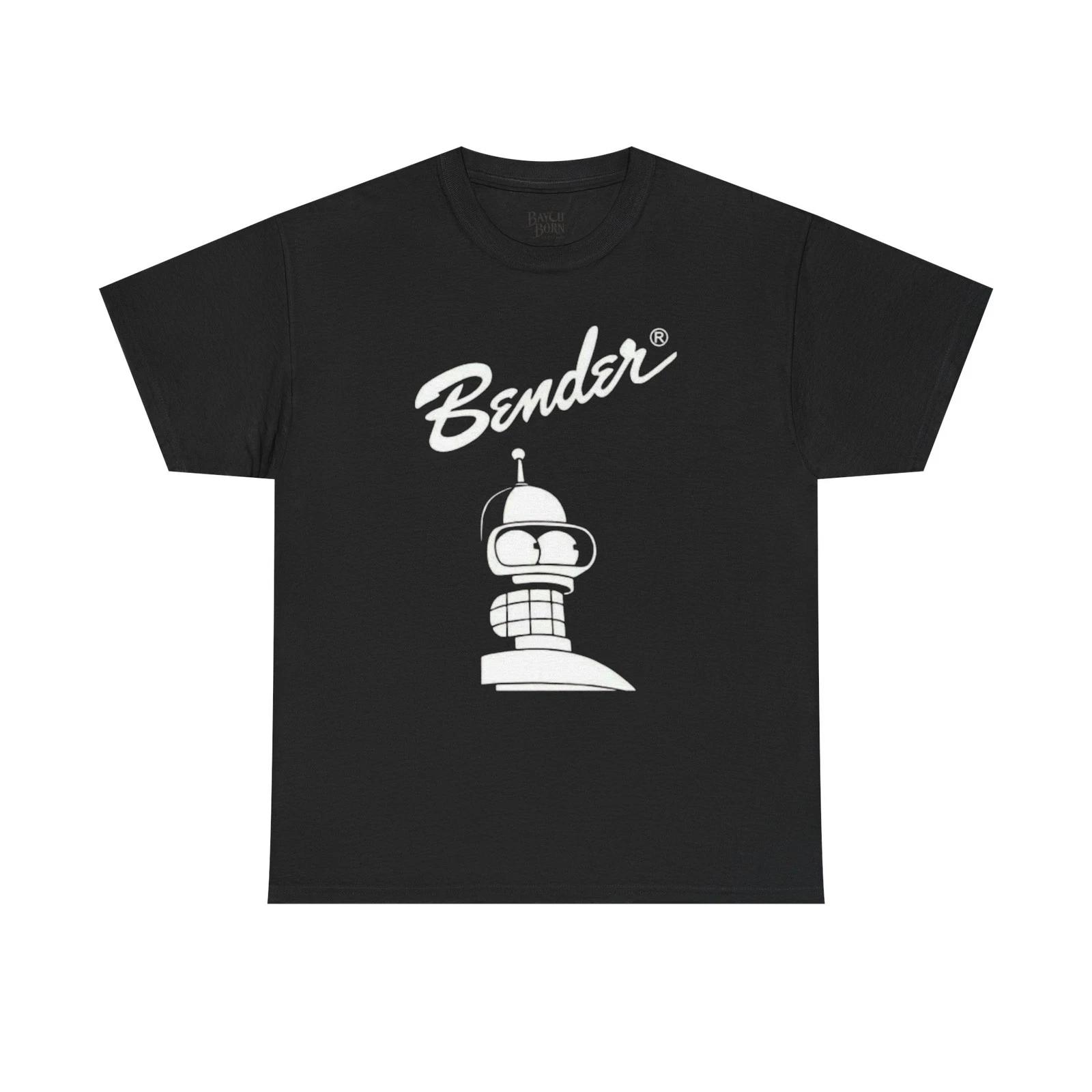 Bender Robot Head Tee | Retro SciFi Cartoon Shirt XL