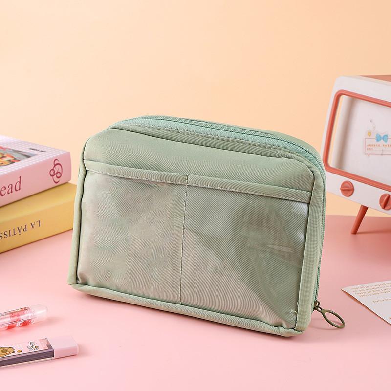 Trousse pentru pixuri din pânză cu model panda, capacitate mare, pentru elevi, băieți, fete, rechizite școlare